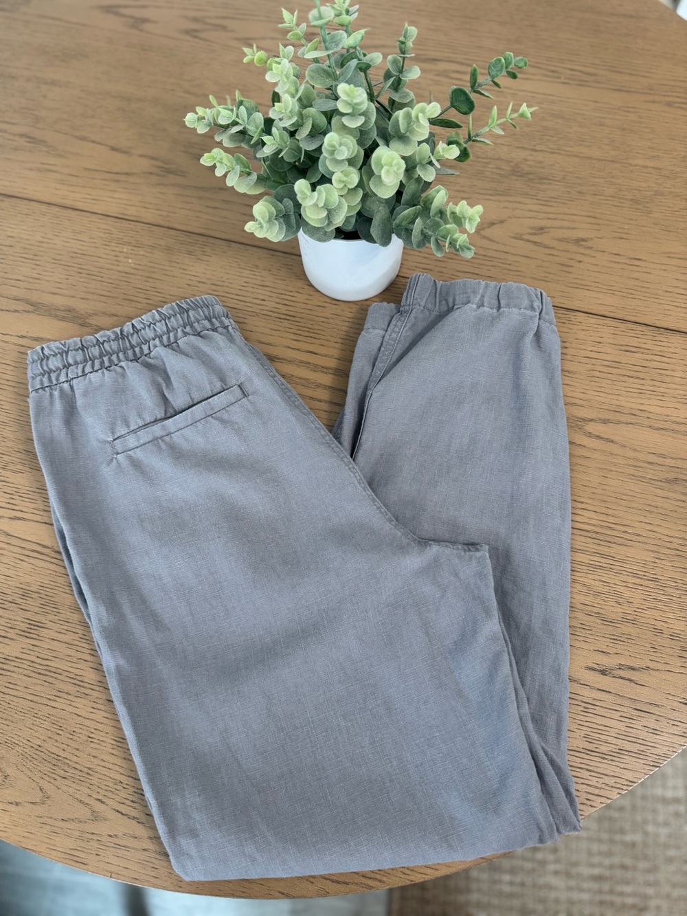 J. crew. Point Sur seaside pant  Linen Blend Size 2